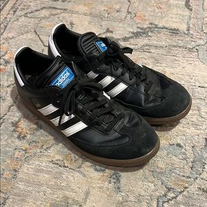 adidas Black White Samba Golf Shoes